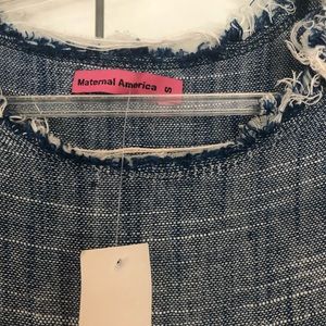 MATERNAL AMERICA Dresses - Maternal America shift dress indigo blue sz SMALL MATERNAL AMERICA Dresses - Maternal America shift dress indigo blue sz SMALL